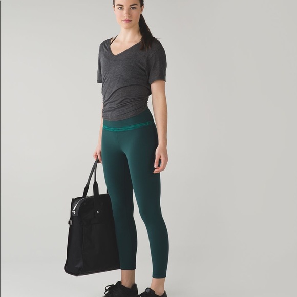 Lululemon Align pant Deep Green / Cyber Jungle - Picture 2 of 9